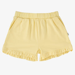 Lemon Twist Ruffle Shorts