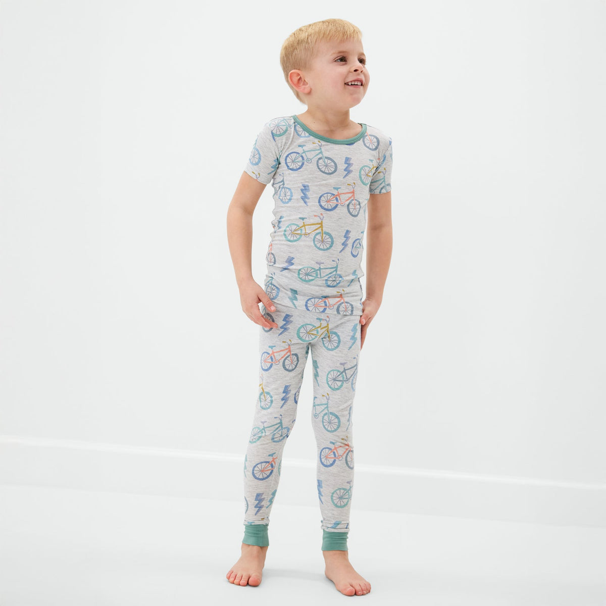 Let's Ride Two-Piece Short Sleeve Pajama Set