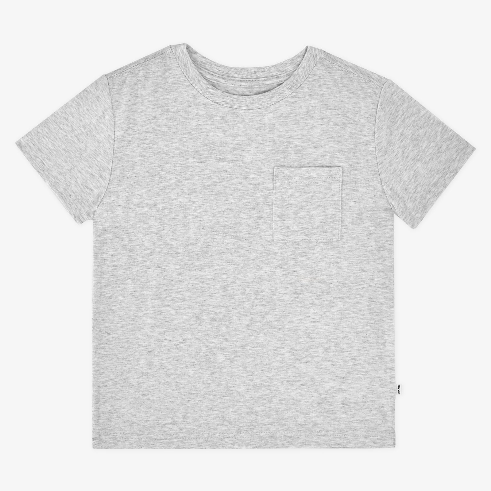 Light Heather Gray Relaxed Pocket Tee