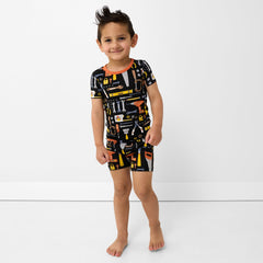 Little Builders Two-Piece Short Sleeve & Shorts Pajama Set