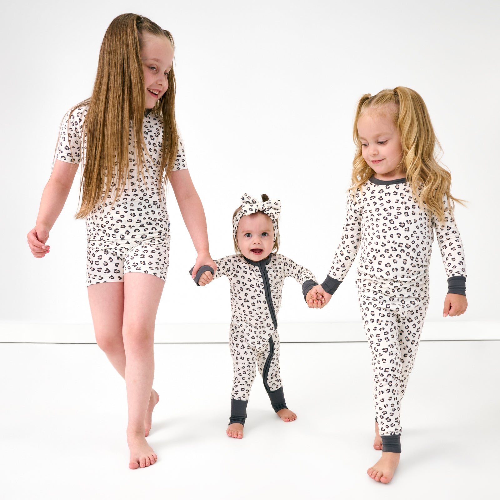 Luxe Leopard Two-Piece Short Sleeve & Shorts Pajama Set