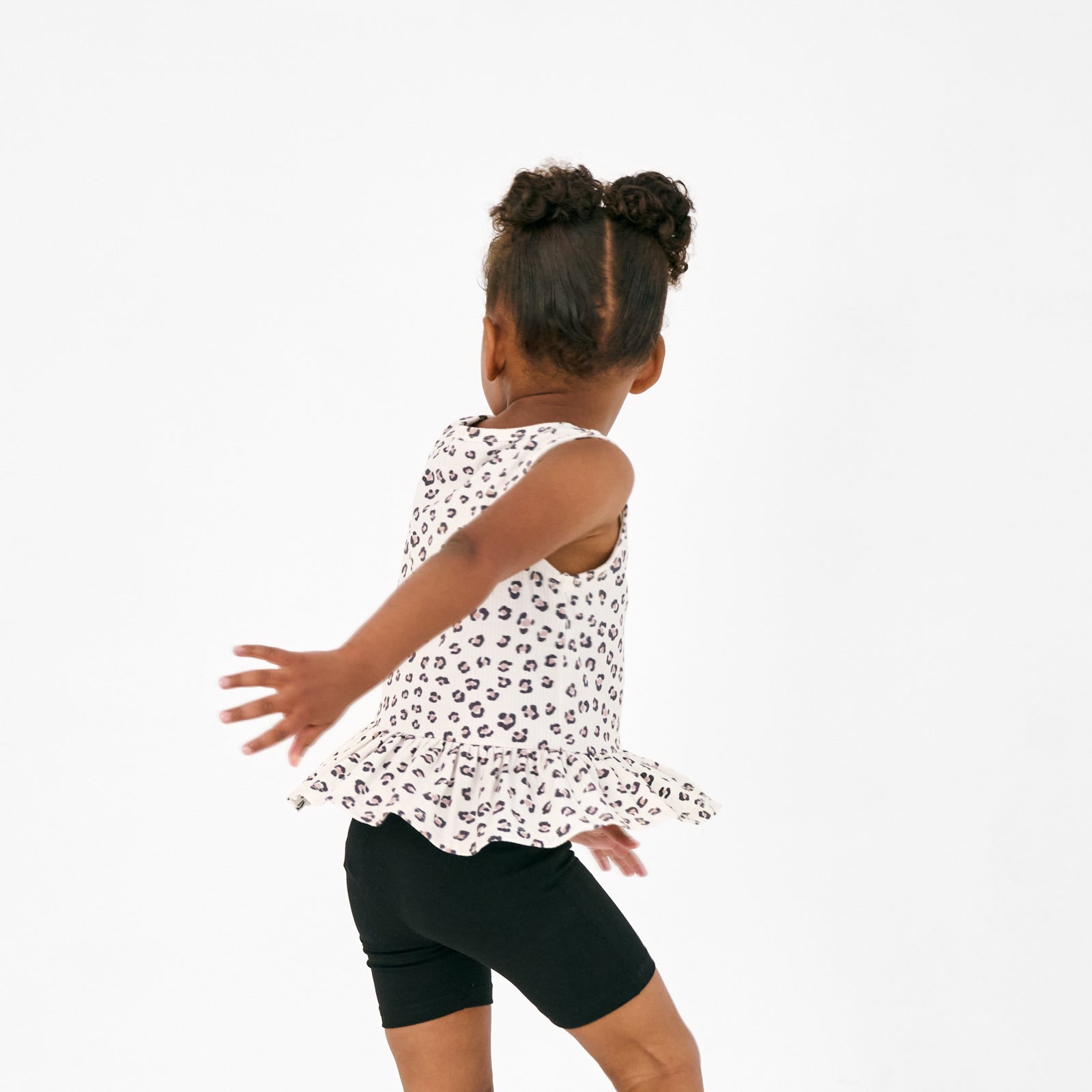 Luxe Leopard Ribbed Peplum Tank