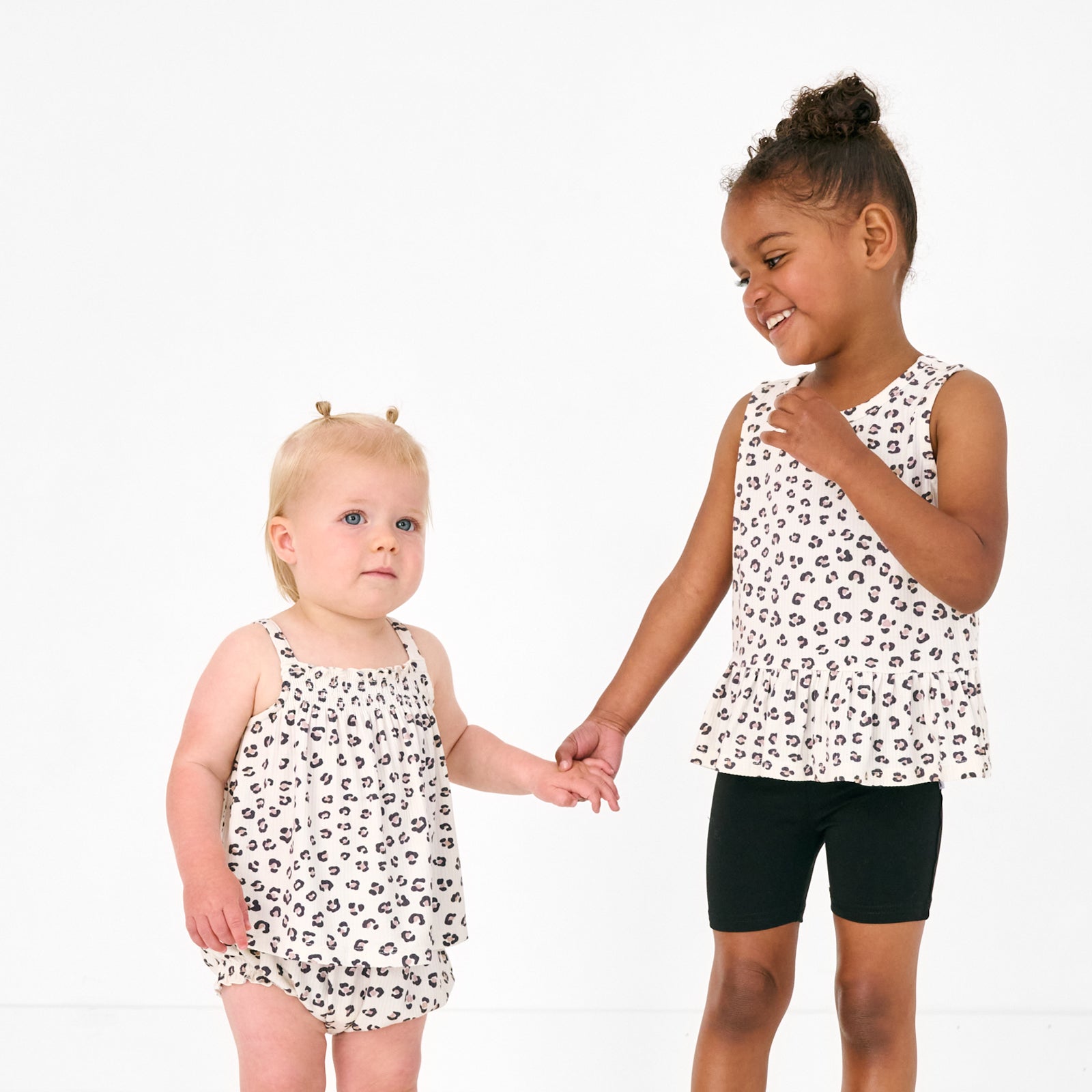 Luxe Leopard Ribbed Peplum Tank