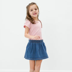 Midwash Blue Denim Skort