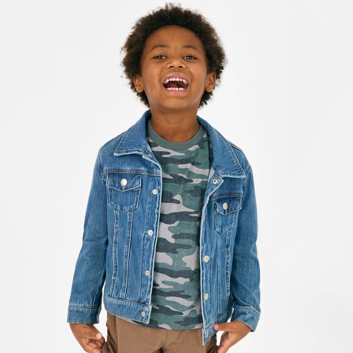 Midwash Blue Denim Trucker Jacket