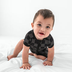 Monochrome Checks Shorty Zippy