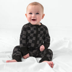 Monochrome Checks Zippy