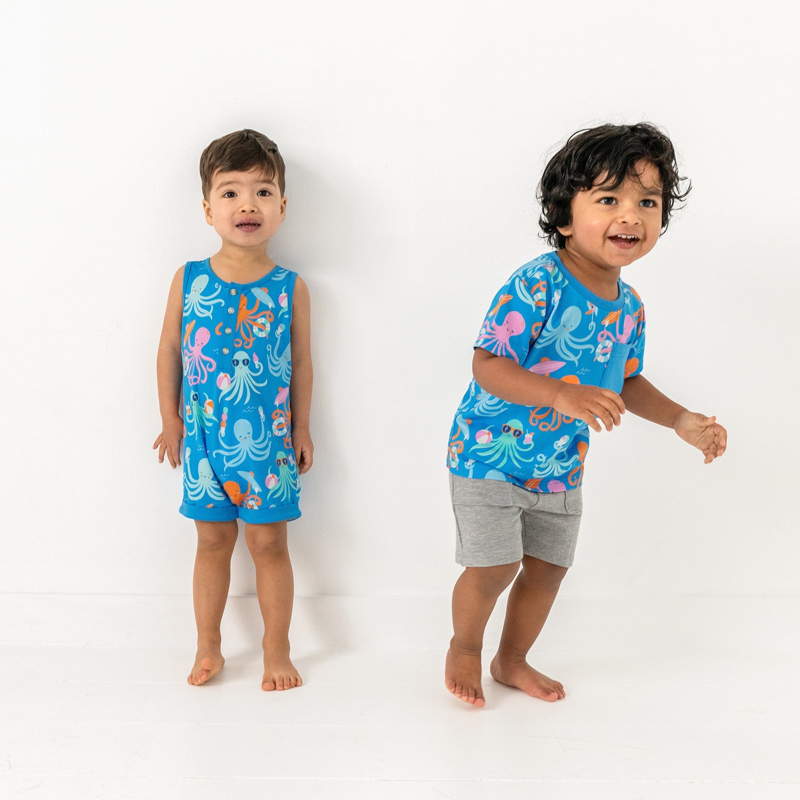 Octopus Party Relaxed Pocket Tee