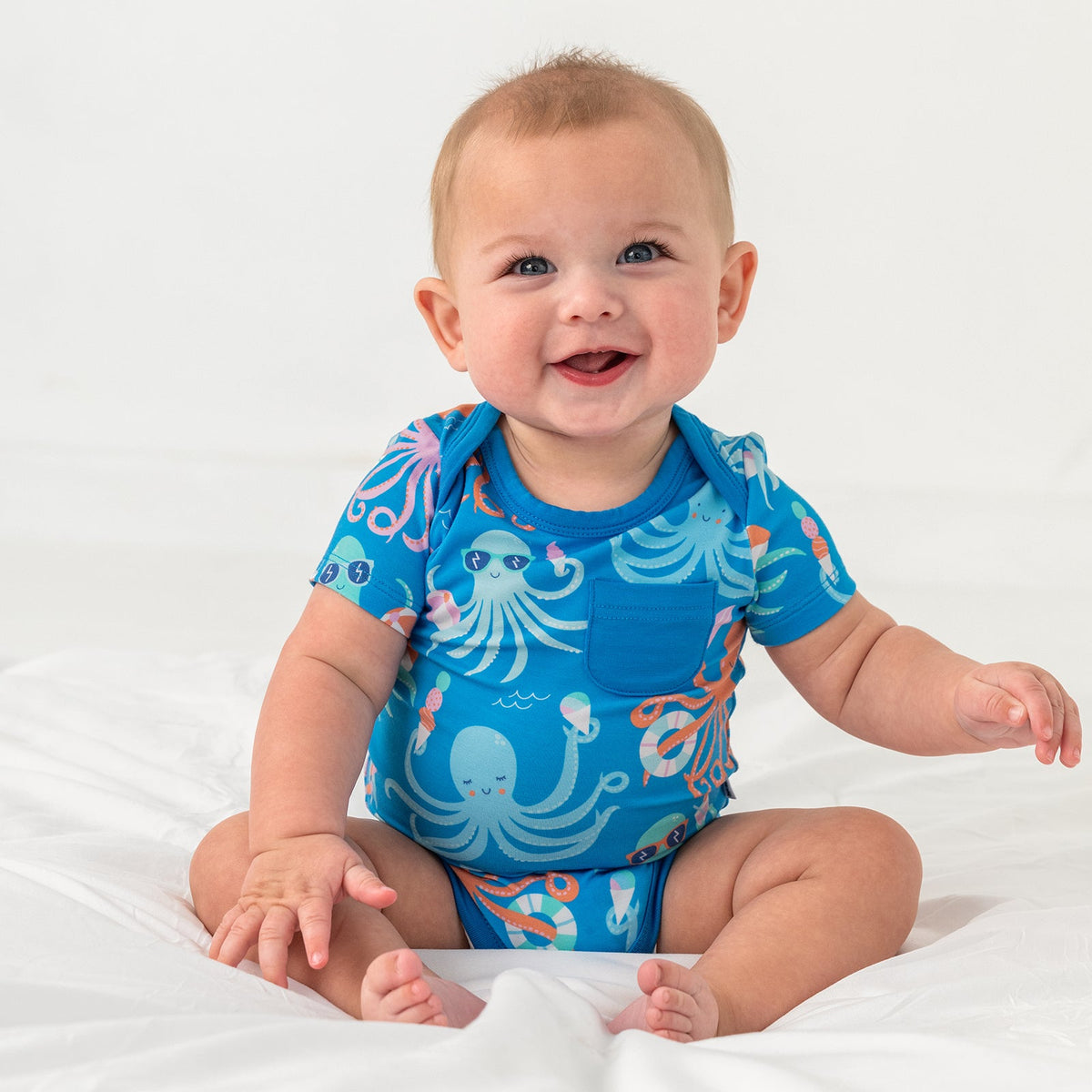 Octopus Party Pocket Bodysuit