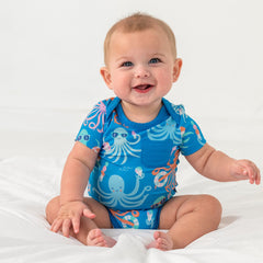 Octopus Party Pocket Bodysuit