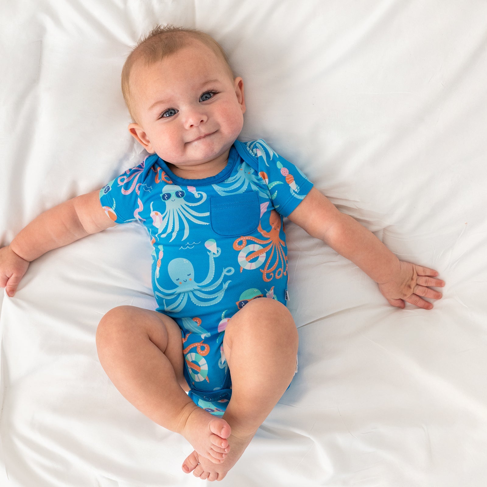 Octopus Party Pocket Bodysuit