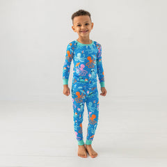 Octopus Party Two-Piece Pajama Set