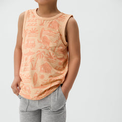 Orange Surf Shack Pocket Tank