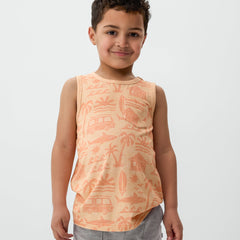 Orange Surf Shack Pocket Tank