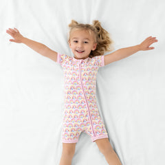 Pastel Rainbows Shorty Zippy