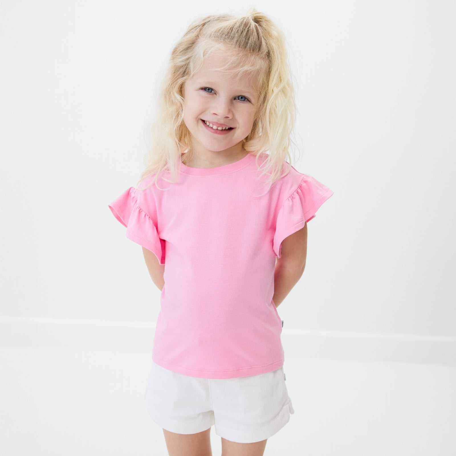 Peppy Pink Flutter Tee