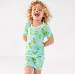 Pickle Power Two-Piece Short Sleeve & Shorts Pajama Set
