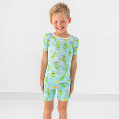 Pickle Power Two-Piece Short Sleeve & Shorts Pajama Set