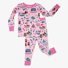 Pink Camp Sleepies Two-Piece Pajama Set