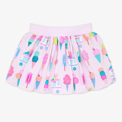 Pink Sweet Scoops Bubble Skort