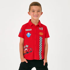 Disney & Pixar Piston Cup Button Down Polo
