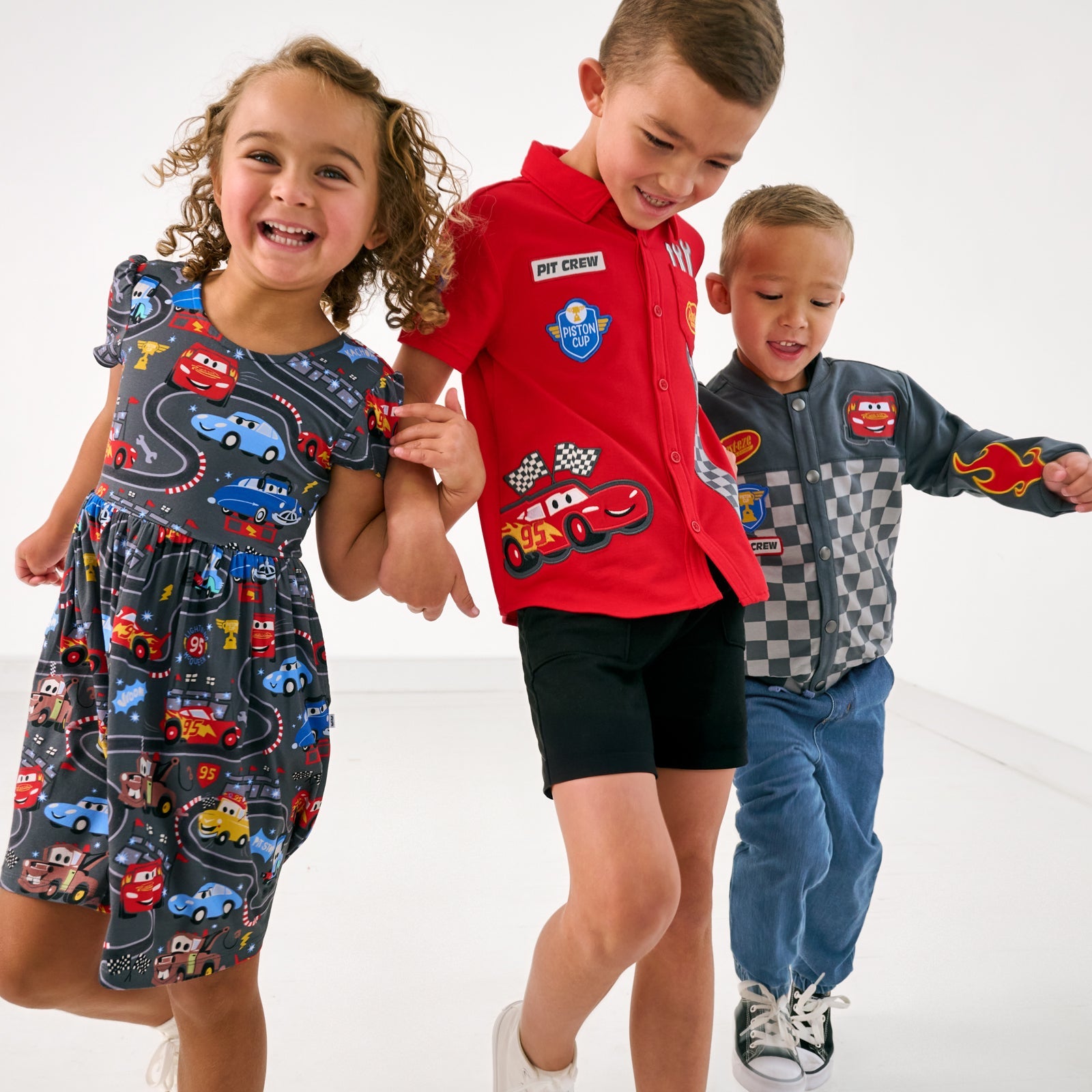 Disney & Pixar Piston Cup Button Down Polo