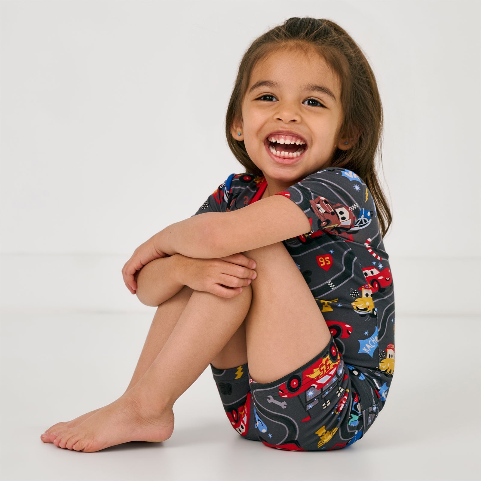 Disney & Pixar Piston Cup Two-Piece Short Sleeve & Shorts Pajama Set