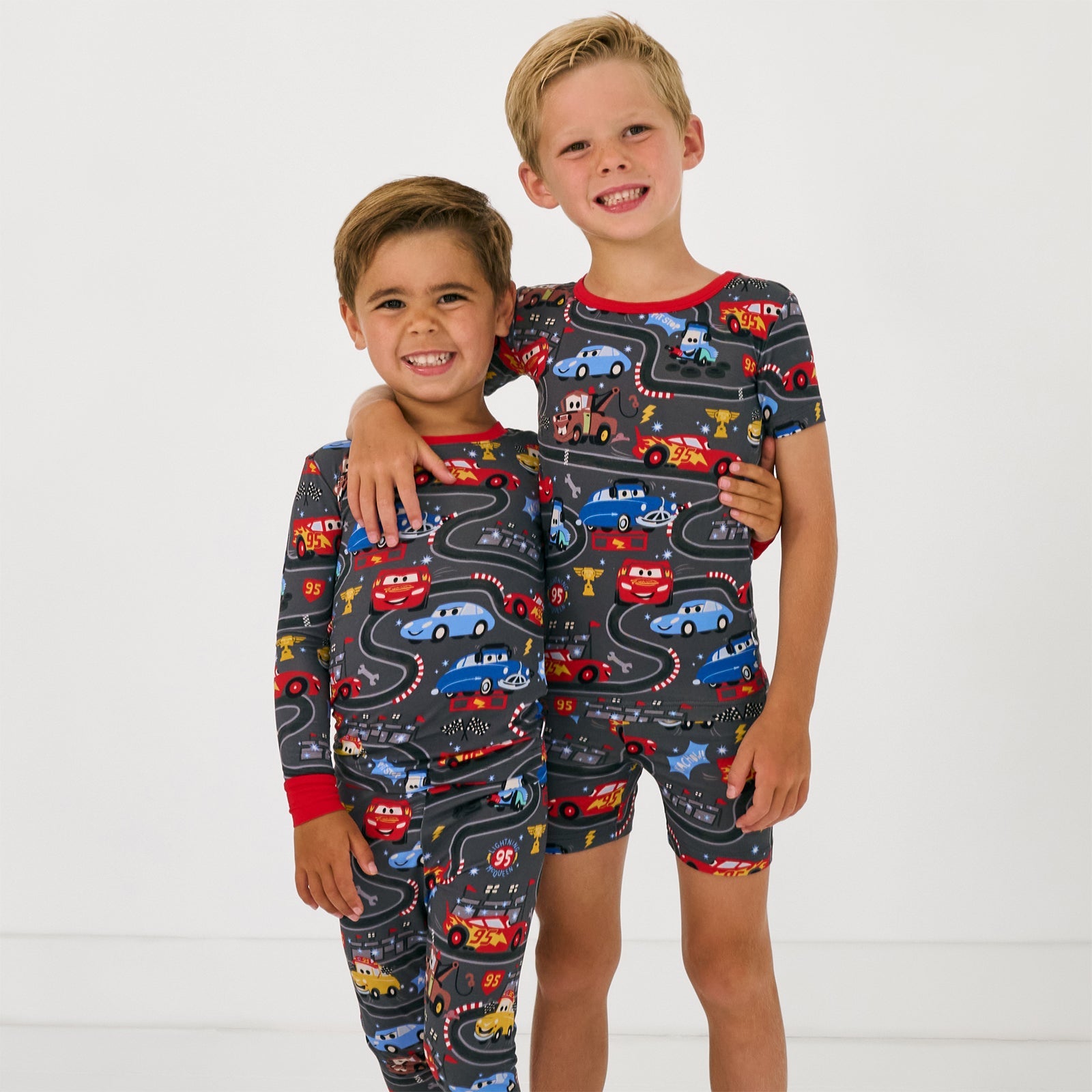 Disney & Pixar Piston Cup Two-Piece Short Sleeve & Shorts Pajama Set