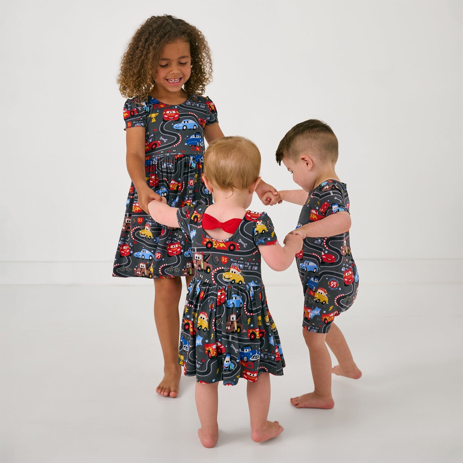 Disney & Pixar Piston Cup Pocket Shorty Romper
