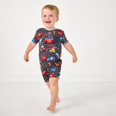 Disney & Pixar Piston Cup Pocket Shorty Romper