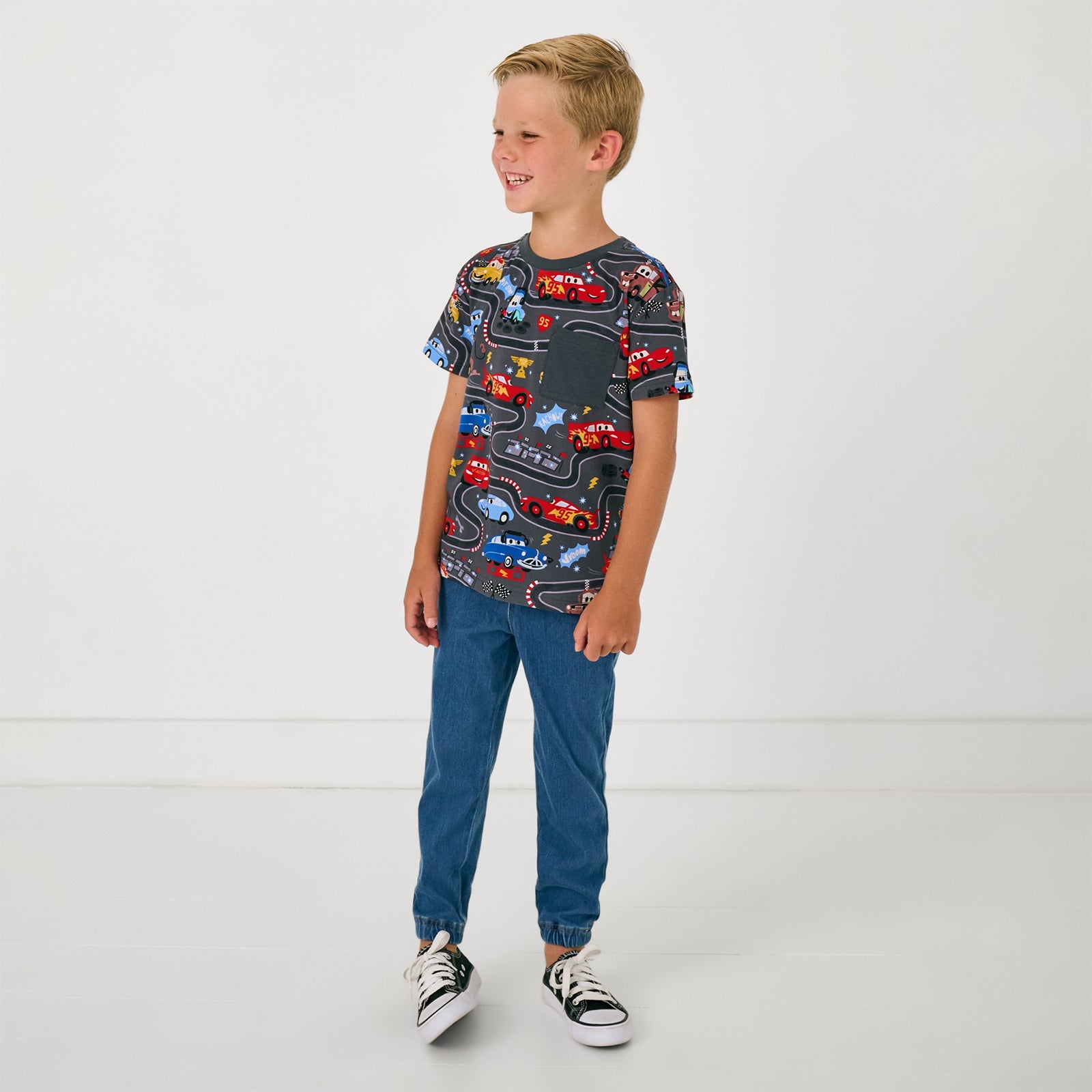 Disney & Pixar Piston Cup Relaxed Pocket Tee