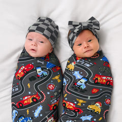 Disney & Pixar Piston Cup Swaddle & Hat Set