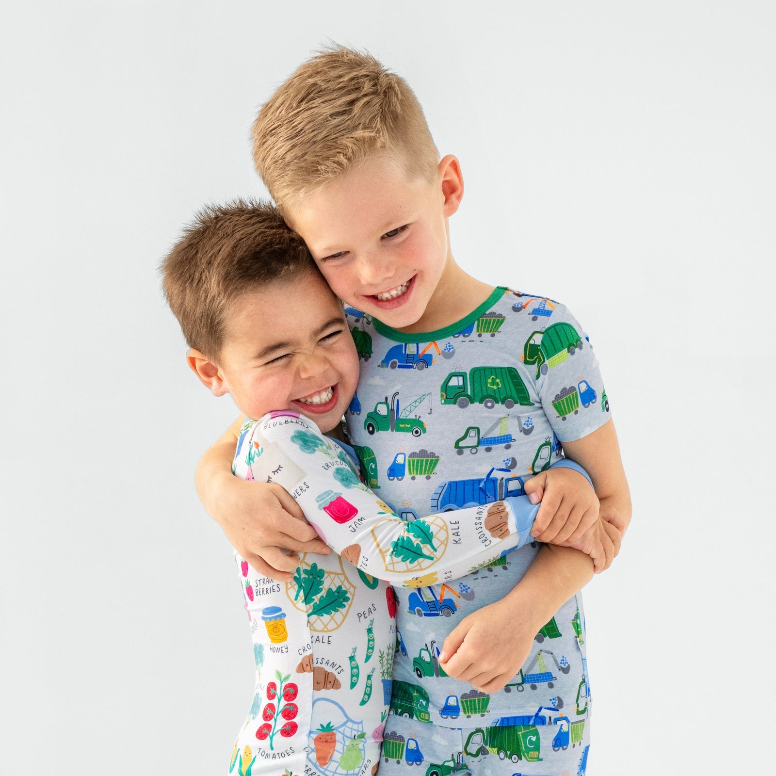 Clean Up Crew Two-Piece Short Sleeve Pajama Set