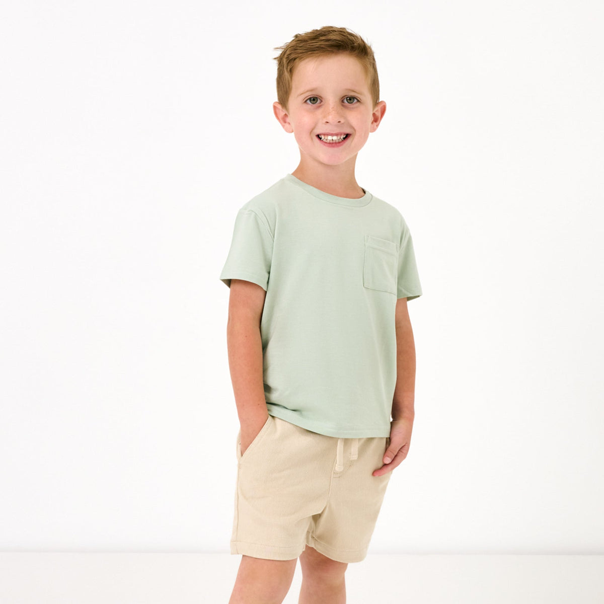 Sage Mist Relaxed Pocket Tee