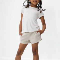 Sandstone Denim Shorts