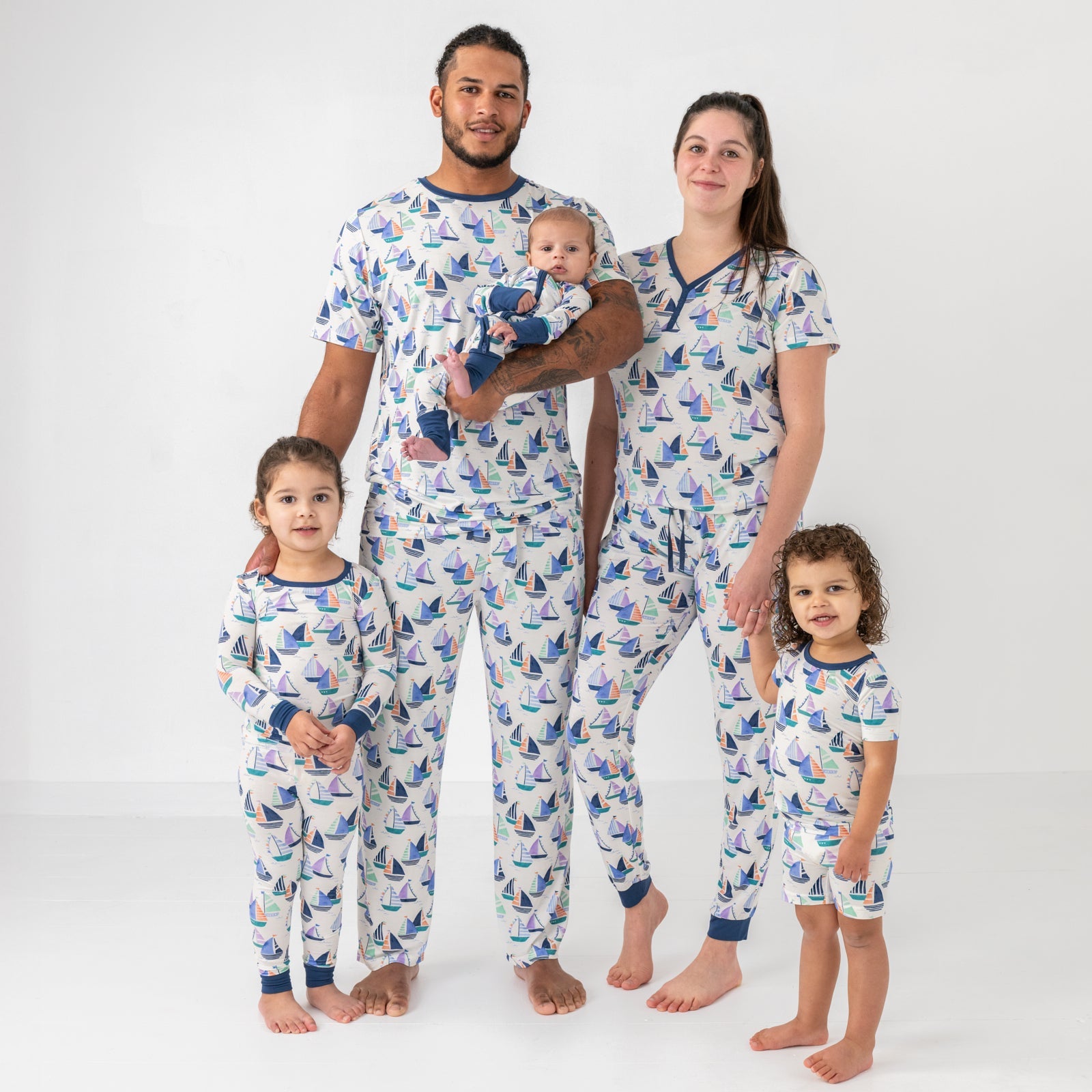 Seas The Day Two-Piece Short Sleeve & Shorts Pajama Set