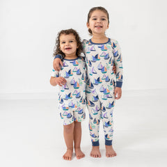 Seas The Day Two-Piece Short Sleeve & Shorts Pajama Set