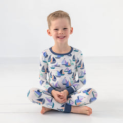 Seas The Day Two-Piece Pajama Set