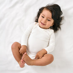 Soft White Long Sleeve Bodysuit
