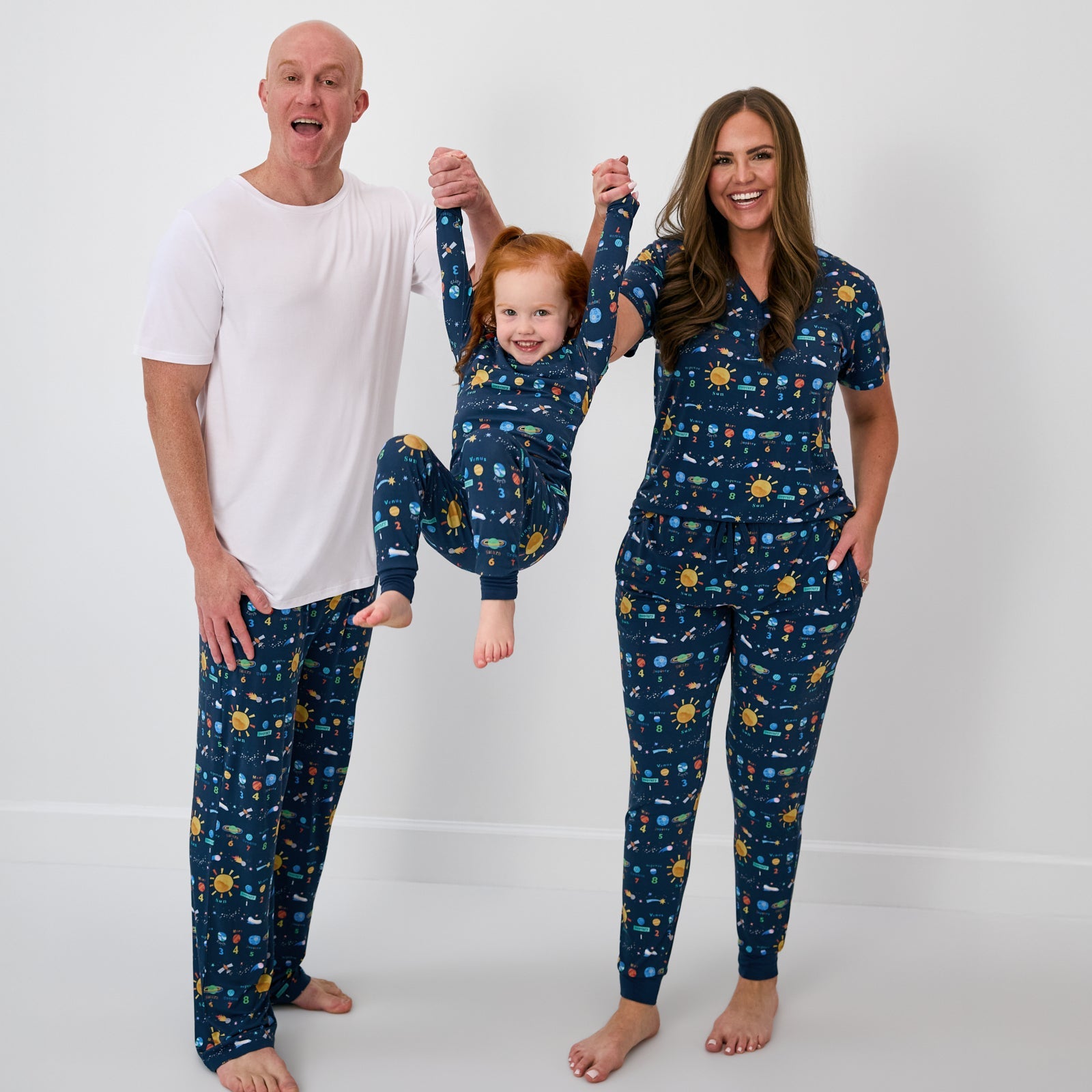 Solar Explorers Women's Short Sleeve Pajama Top