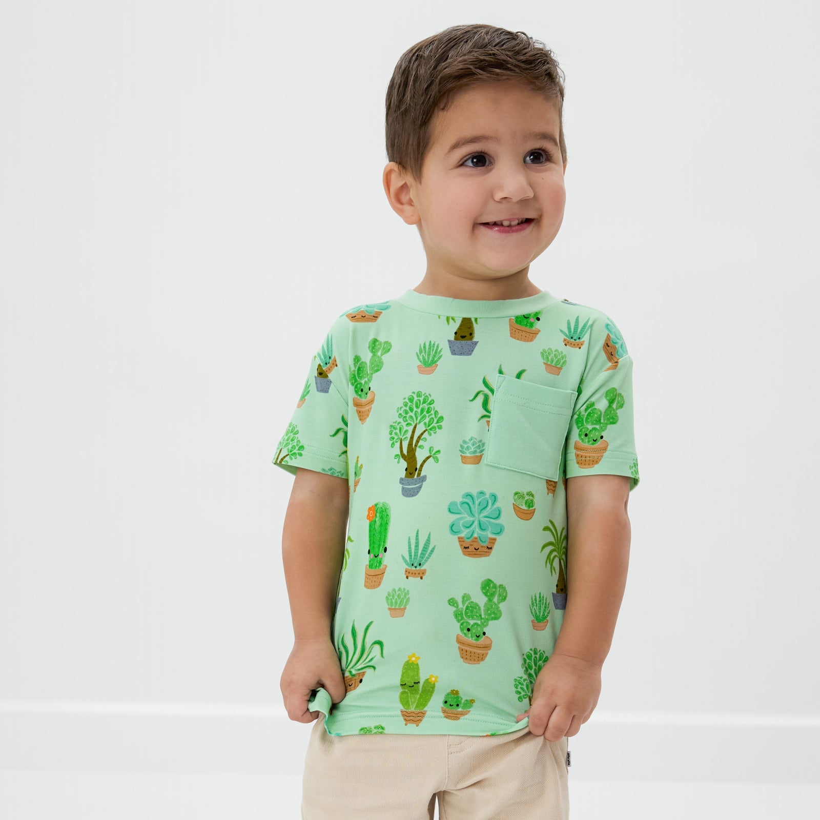 Succulent Love Relaxed Pocket Tee