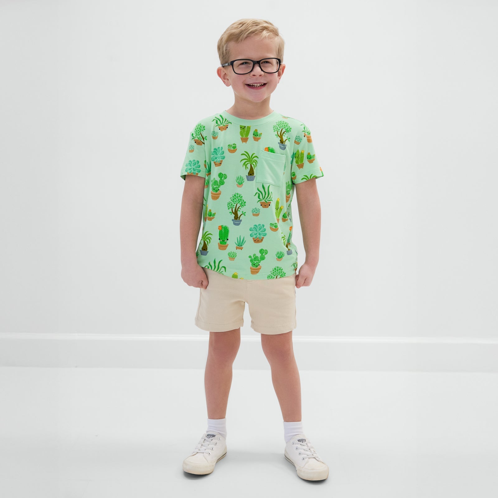 Succulent Love Relaxed Pocket Tee