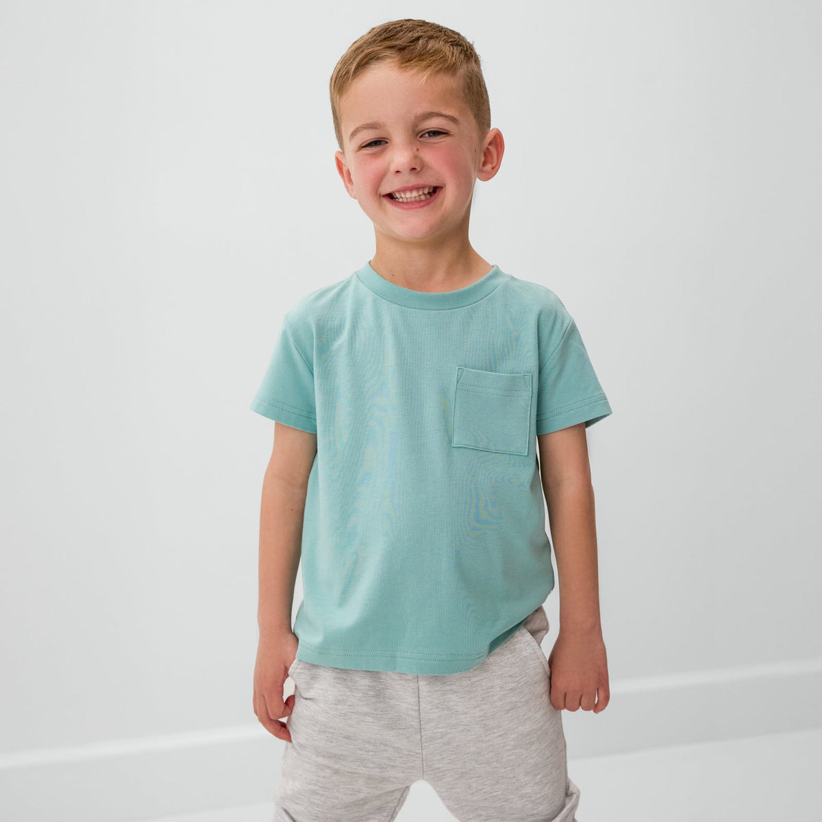 Surfer Blue Relaxed Pocket Tee
