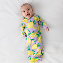 Lavender Sunny Citrus Infant Gown