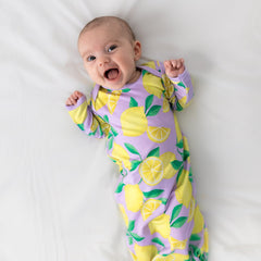 Lavender Sunny Citrus Infant Gown