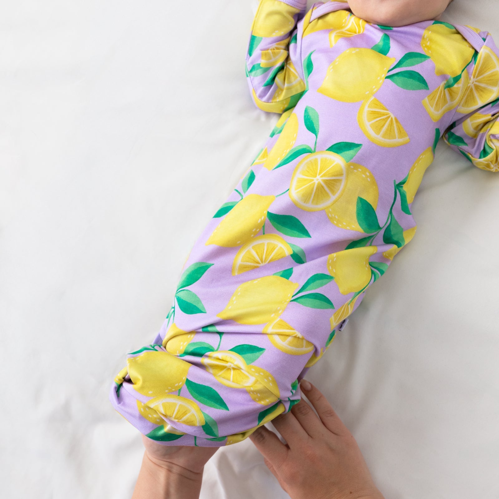 Lavender Sunny Citrus Infant Gown
