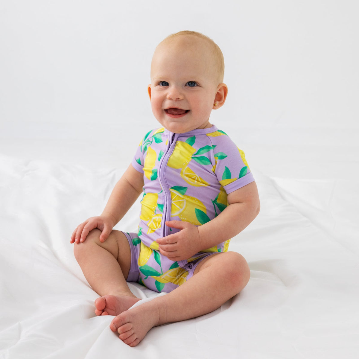 Lavender Sunny Citrus Shorty Zippy