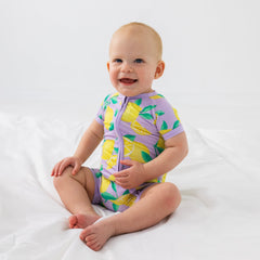 Lavender Sunny Citrus Shorty Zippy