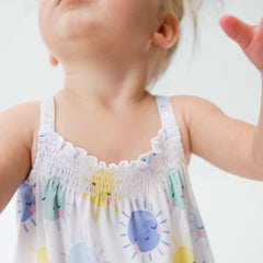 Sunshine Smocked Top with Bloomer
