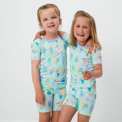 Sweet Scoops Two-Piece Short Sleeve & Shorts Pajama Set